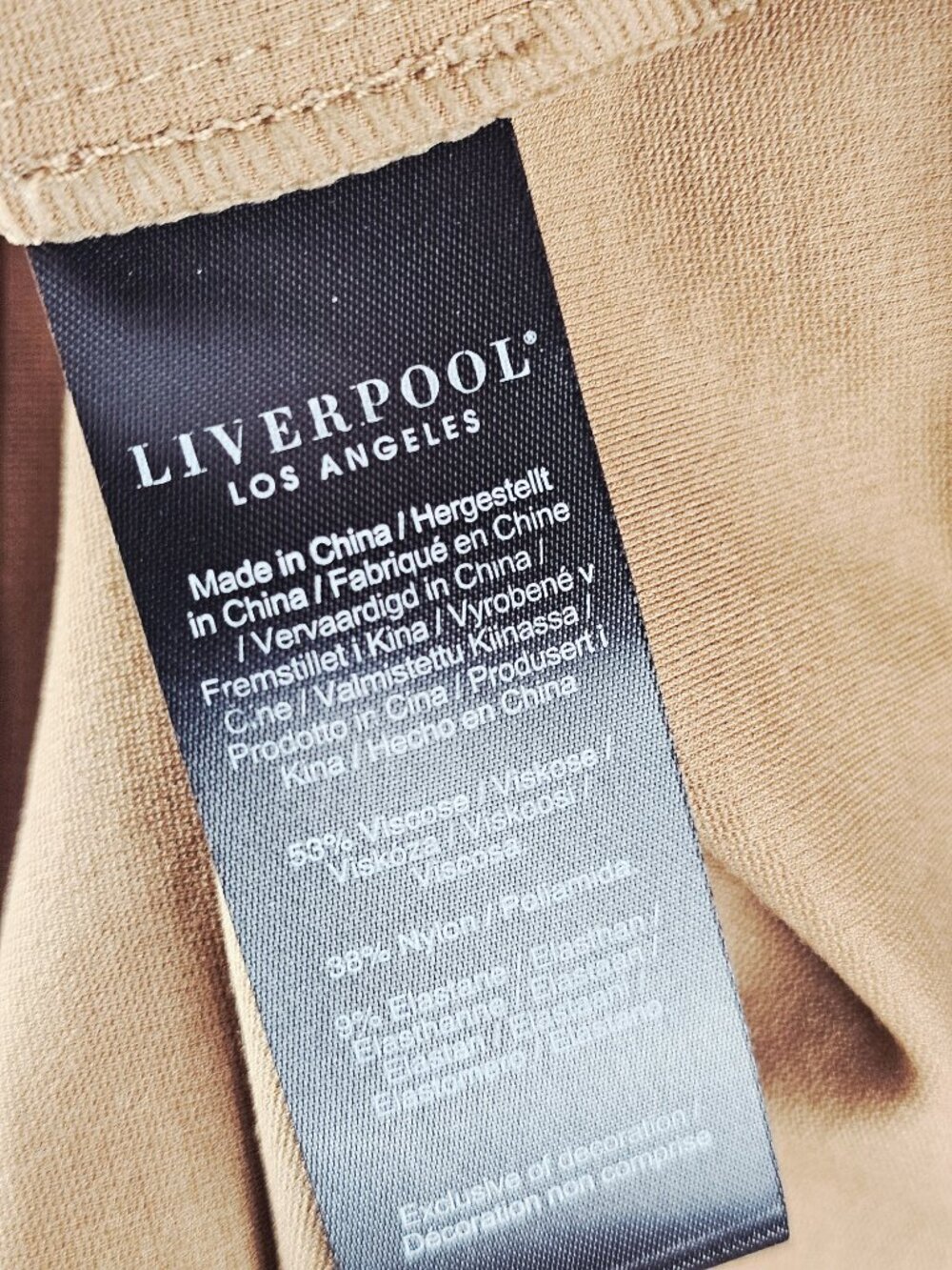 Liverpool Boyfriend Blazer Maple Brown Ponte Size XL - Picture 6 of 6